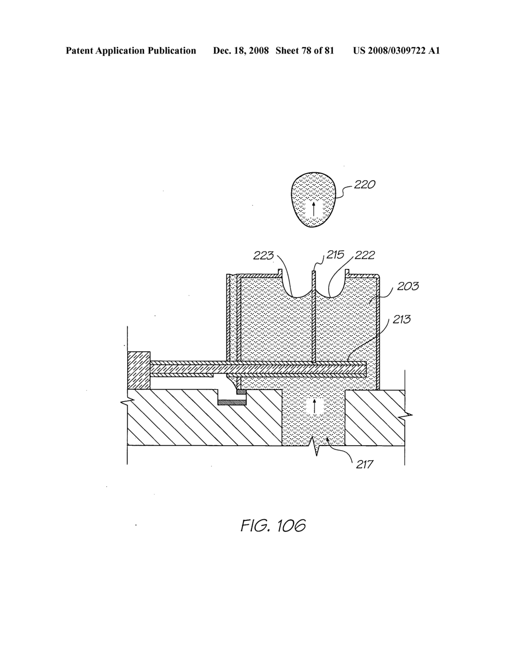 LOW PRESSURE NOZZLE FOR AN INKJET PRINTER - diagram, schematic, and image 79