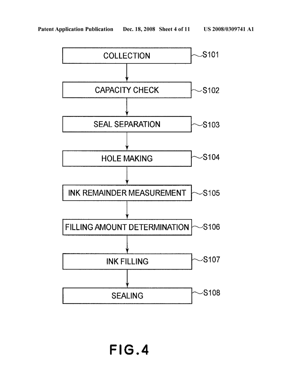 METHOD FOR REFILLING INK CARTRIDGE - diagram, schematic, and image 05