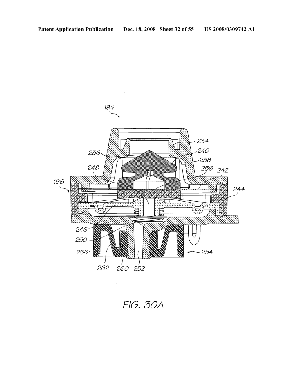 PRINTER WITH PRINTHEAD CARTRIDGE AND PRINTER BODY THAT SIMULTANEOUSLY ENGAGE AN INK CARTRIDGE - diagram, schematic, and image 33