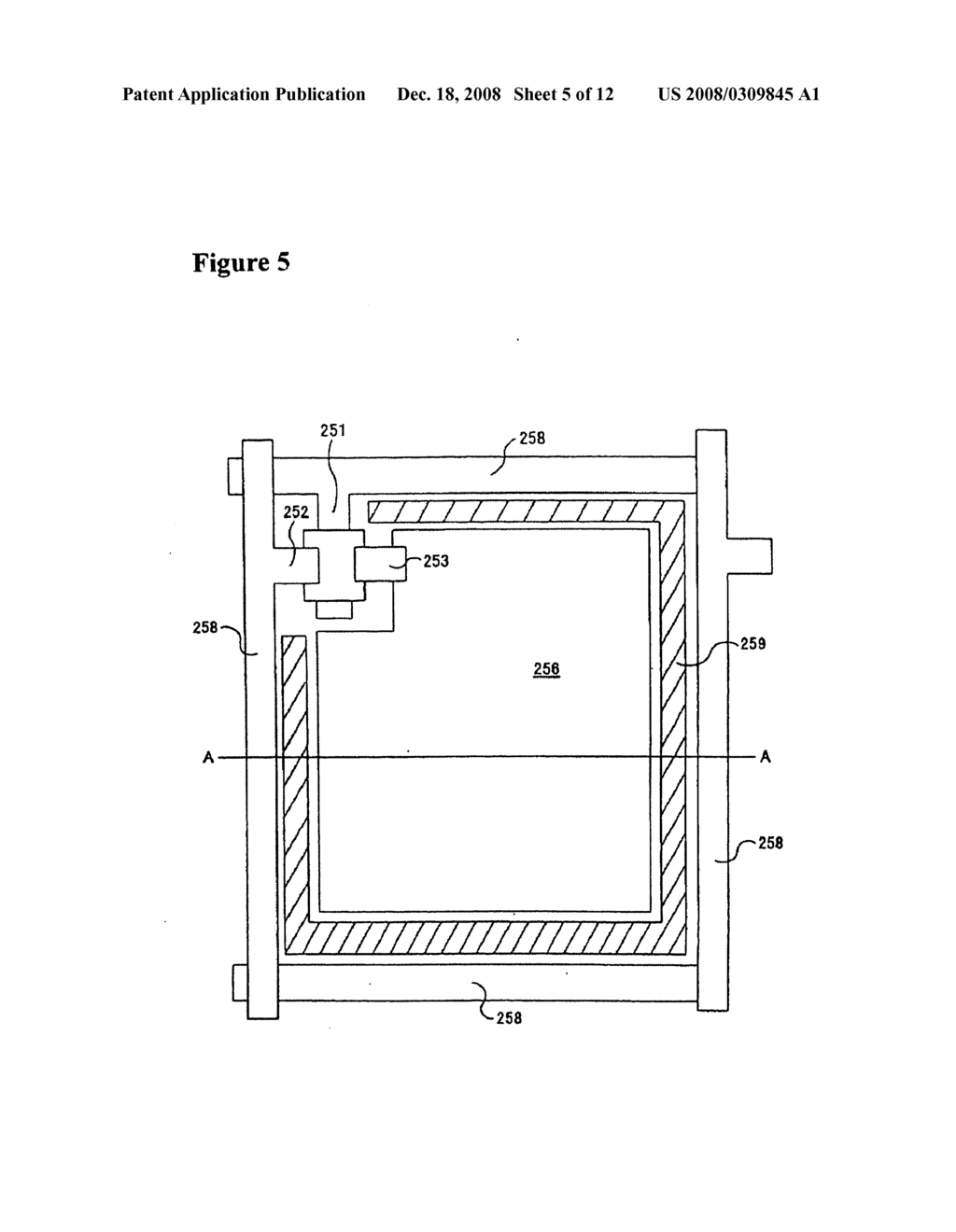 LIQUID CRYSTAL DISPLAY PANEL AND DEVICE THEREOF - diagram, schematic, and image 06