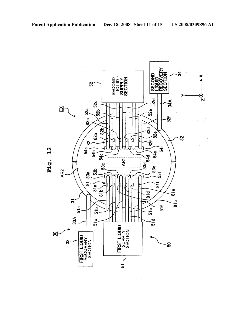 Exposure method, exposure apparatus, and method for producing device - diagram, schematic, and image 12