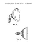 SPOTLIGHT WITH USER-FRIENDLY FIXABLE ADJUSTABLE FOCUS diagram and image