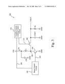 Apparatus and method for suppressing the input current inrush for a voltage converter in a pre-charge stage diagram and image