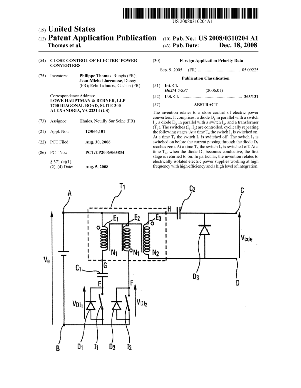 Close Control of Electric Power Converters - diagram, schematic, and image 01