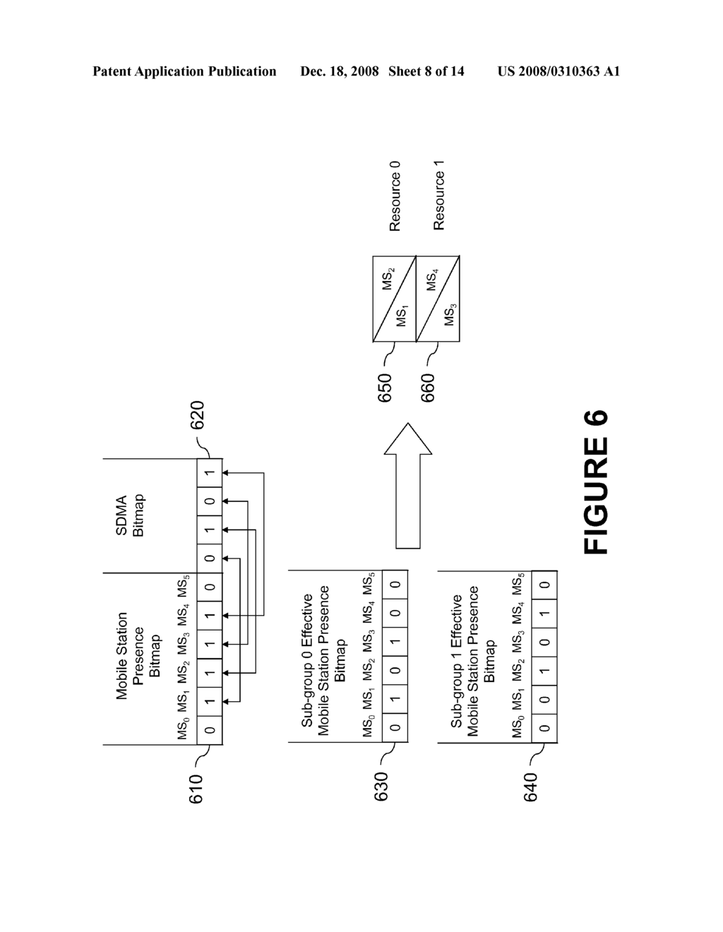 Method and Apparatus for Sharing a Group Resource in a Wireless SDMA System - diagram, schematic, and image 09