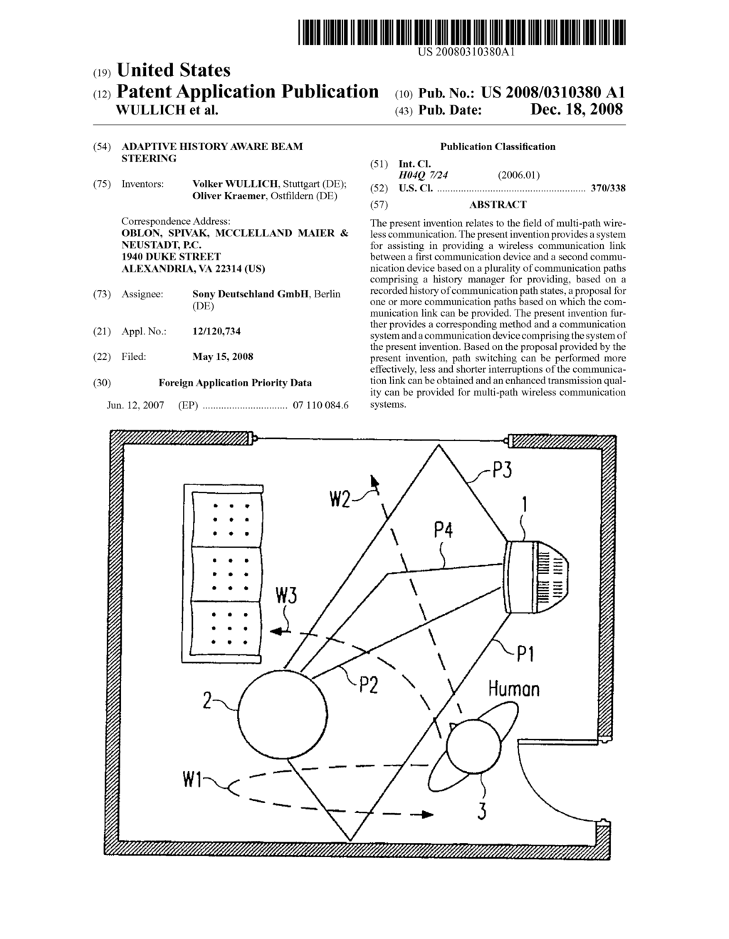 ADAPTIVE HISTORY AWARE BEAM STEERING - diagram, schematic, and image 01