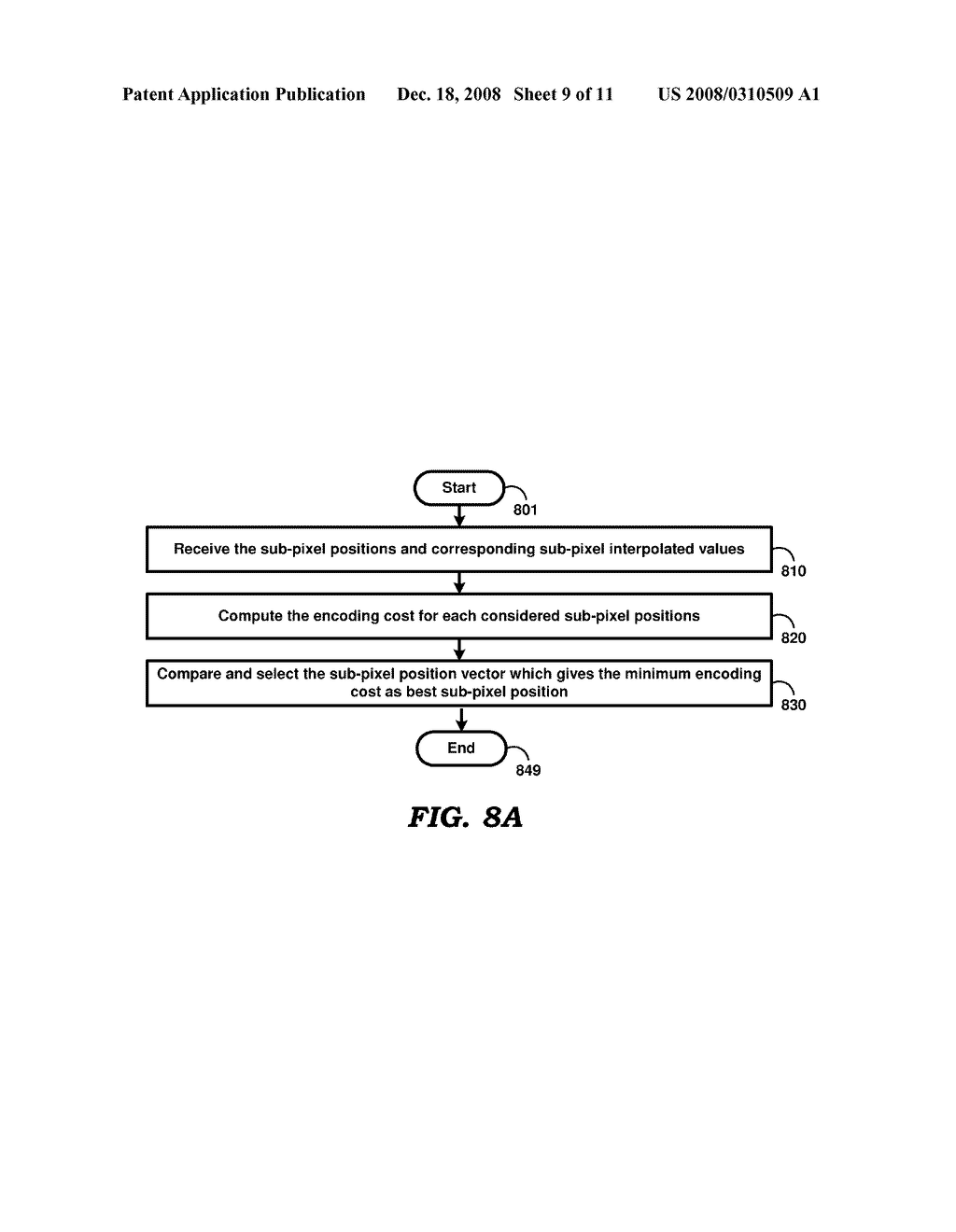 Sub-pixel Interpolation and its Application in Motion Compensated Encoding of a Video Signal - diagram, schematic, and image 10