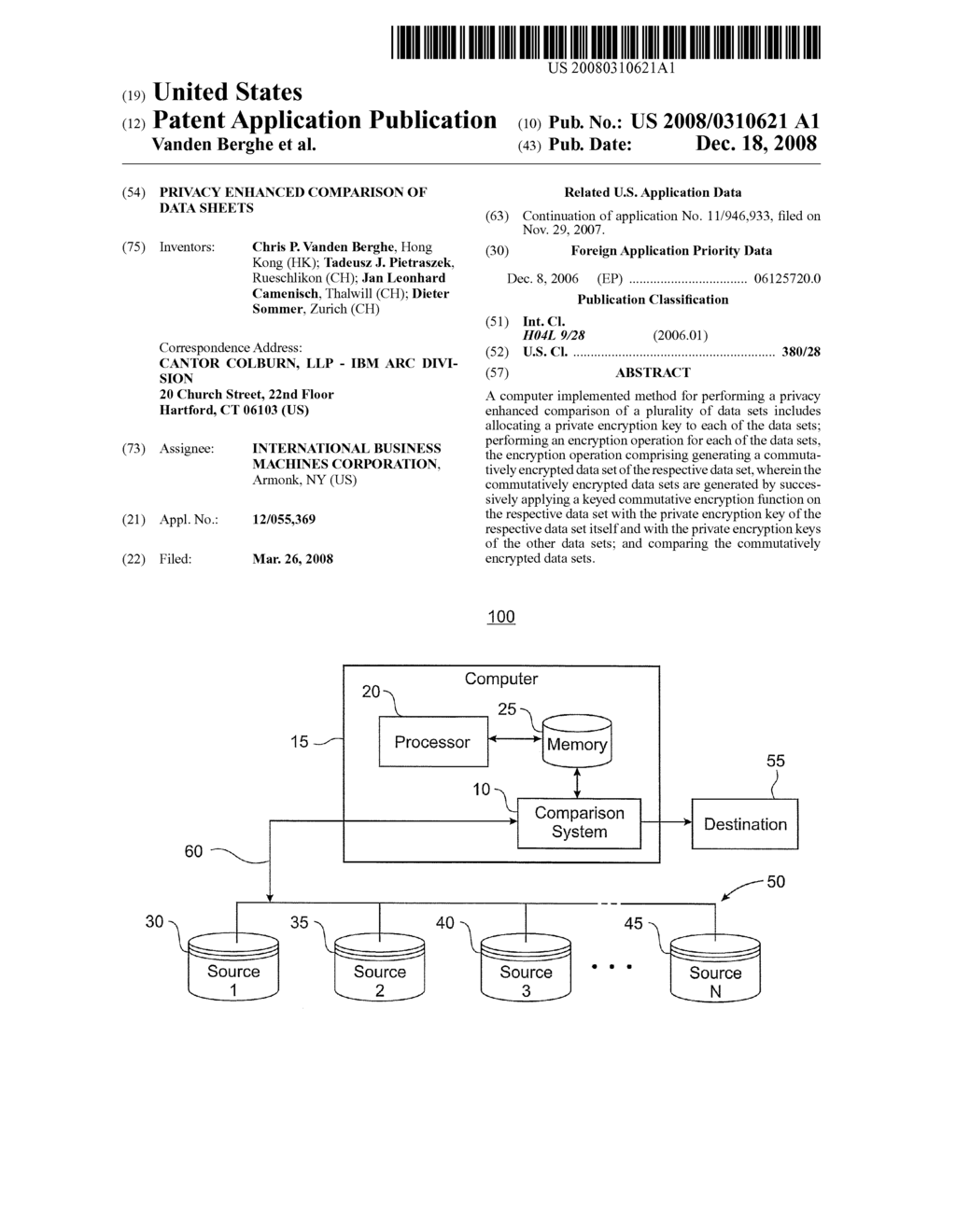 PRIVACY ENHANCED COMPARISON OF DATA SHEETS - diagram, schematic, and image 01