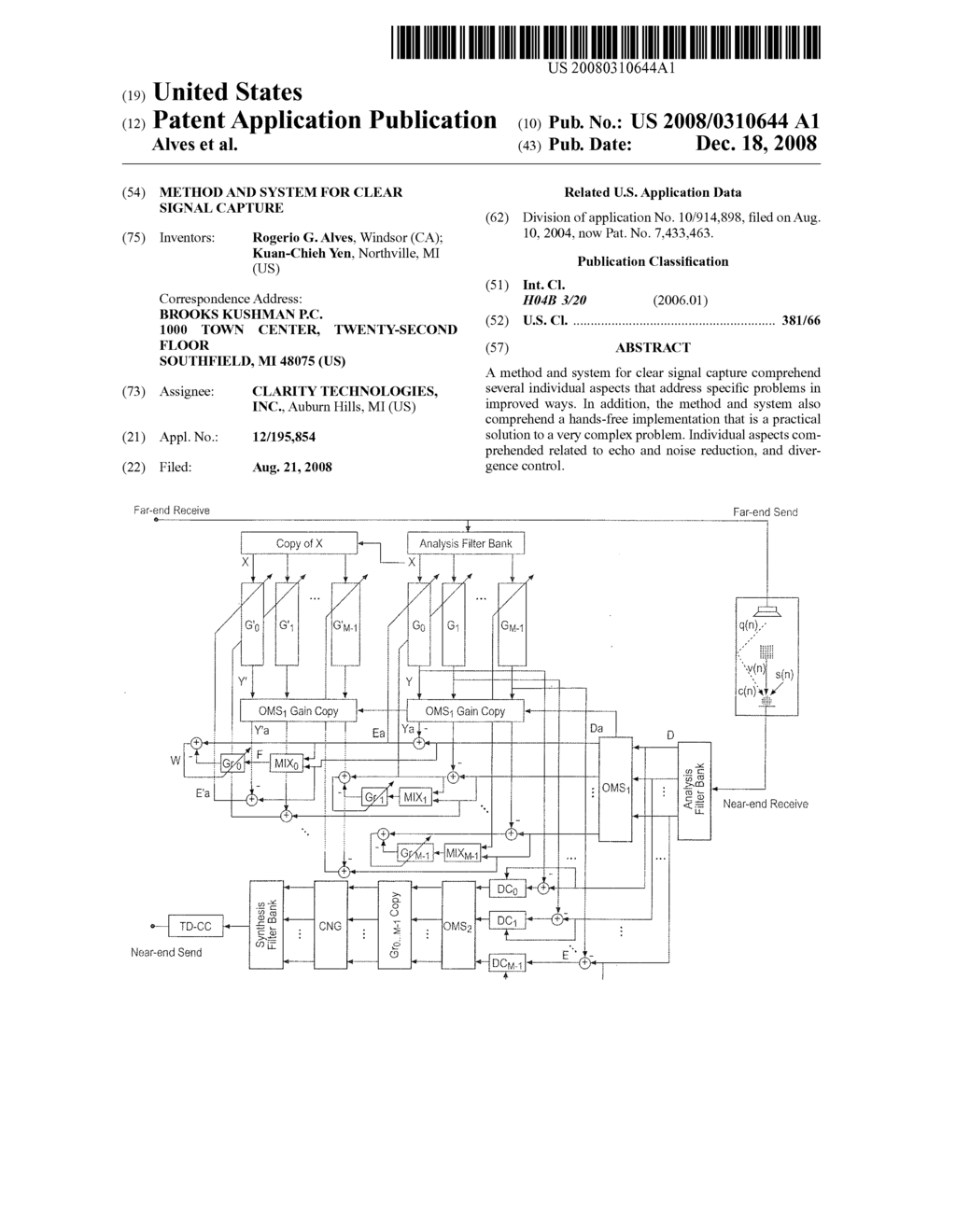 METHOD AND SYSTEM FOR CLEAR SIGNAL CAPTURE - diagram, schematic, and image 01