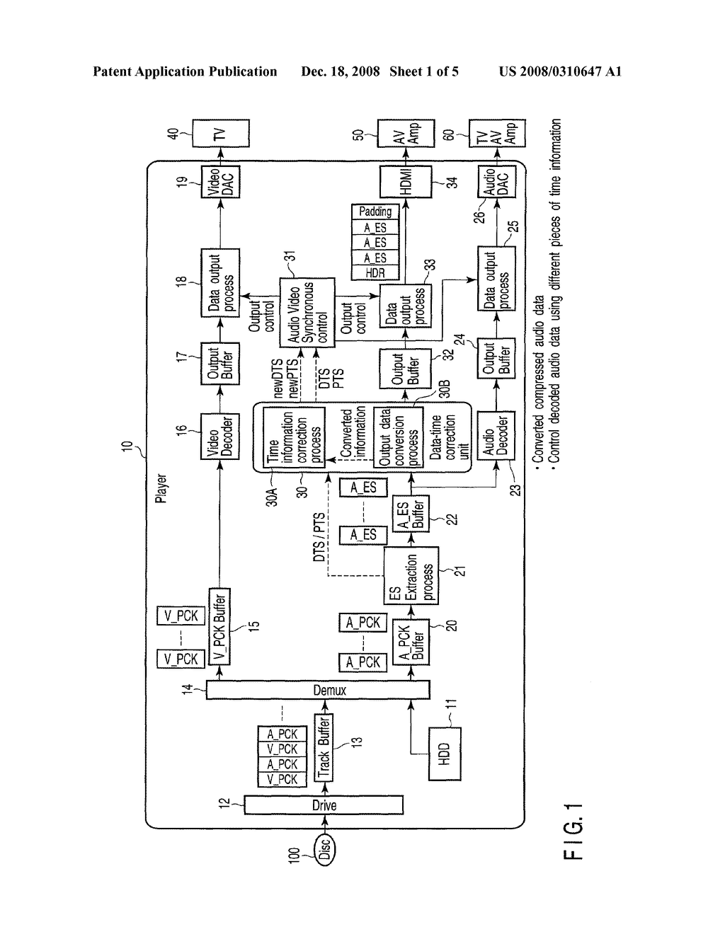 AUDIO STREAM PROCESSING METHOD, PLAYBACK APPARATUS, AND OUTPUT APPARATUS - diagram, schematic, and image 02