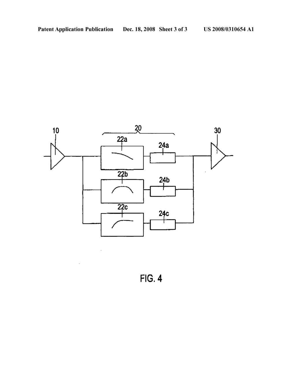 Circuit for processing sound signals - diagram, schematic, and image 04