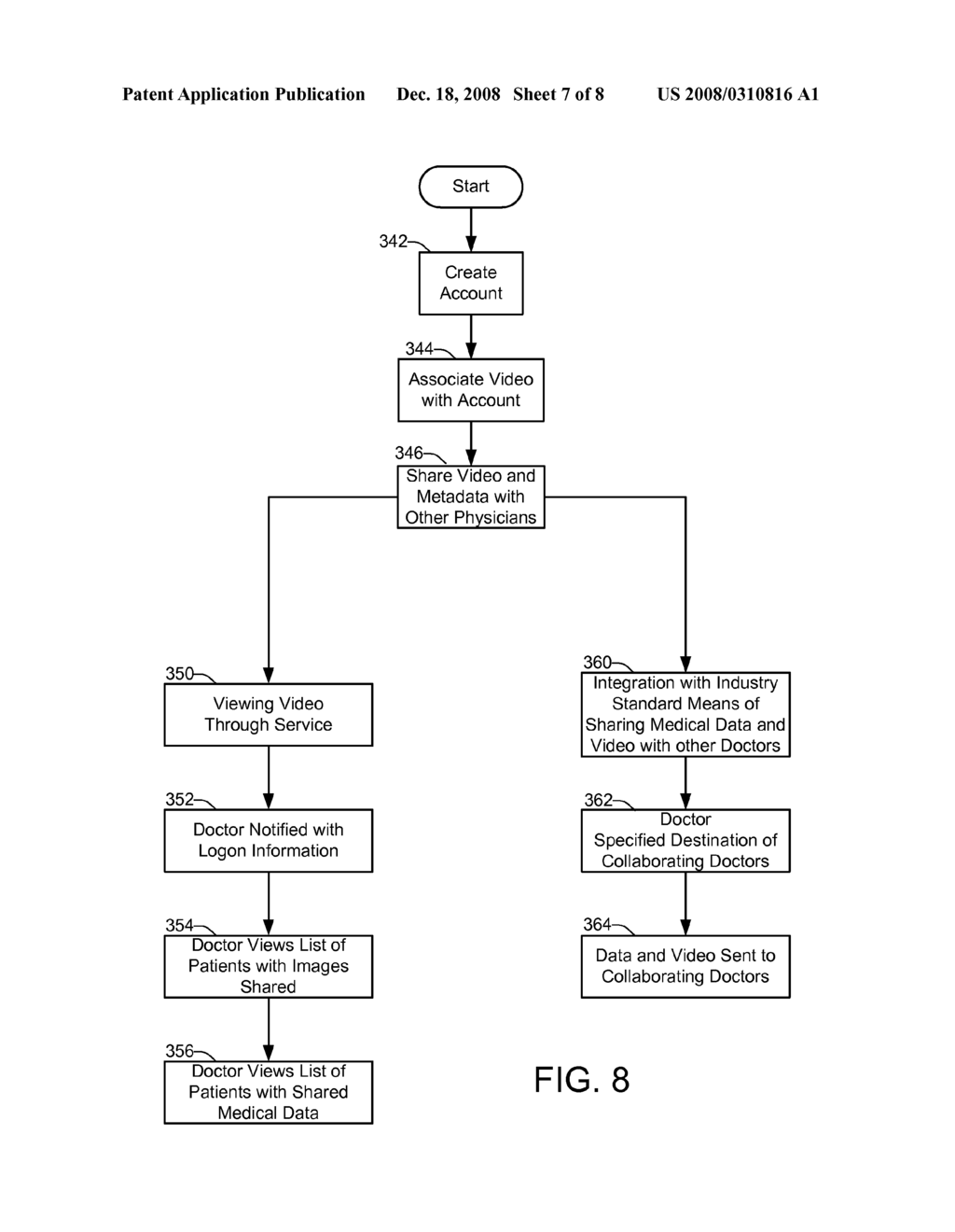 SYSTEM AND METHOD FOR TRANSMISSION, ONLINE EDITING, STORAGE AND RETRIEVAL, COLLABORATION AND SHARING OF DIGITAL MEDICAL VIDEO AND IMAGE DATA - diagram, schematic, and image 08