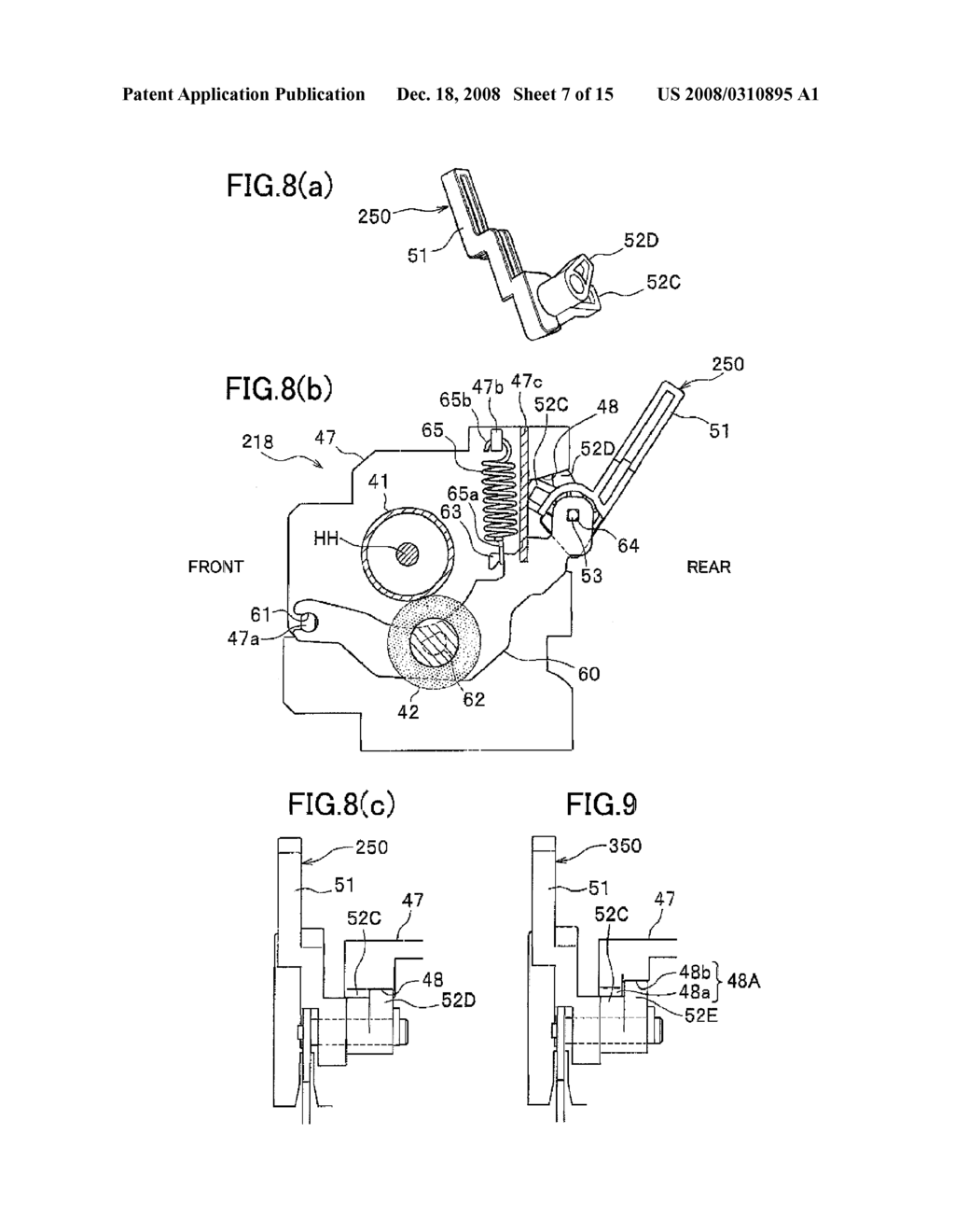 FIXING DEVICE FOR IMAGE FORMING DEVICE, CAPABLE OF ADJUSTING NIP FORCE BETWEEN HEATING ROLLER AND PRESSURE ROLLER - diagram, schematic, and image 08