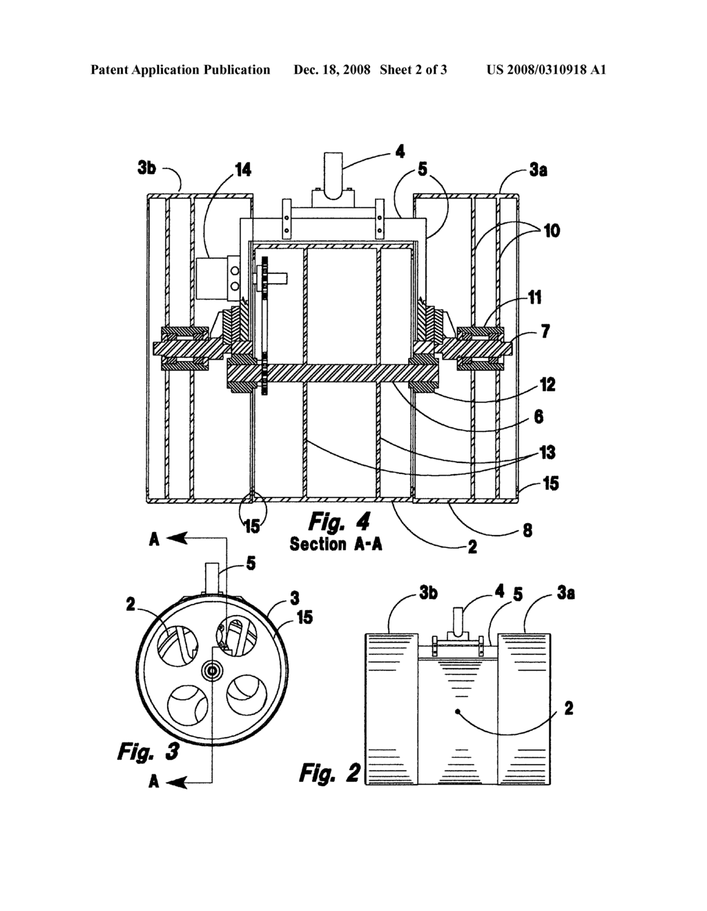 Zero end clearance roller for a drum type compactor - diagram, schematic, and image 03