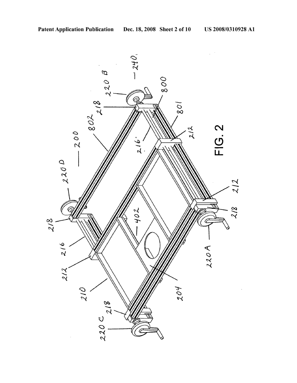 Multi-purpose support table for a router - diagram, schematic, and image 03