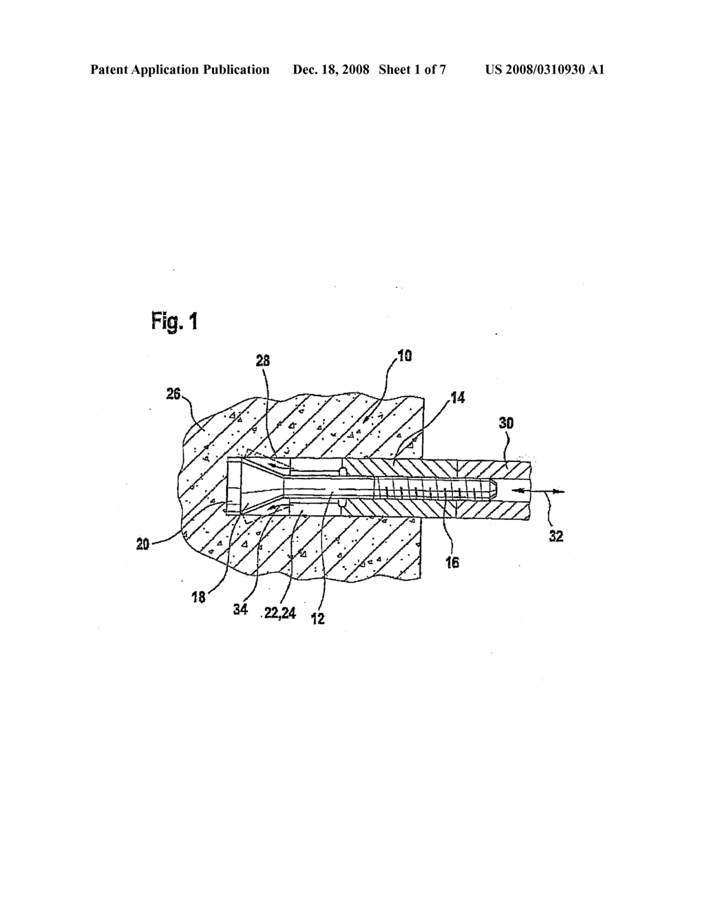 Method, Anchor and Drill for Anchoring the Anchor in an Anchoring Substrate - diagram, schematic, and image 02