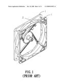 Sectional fan frame structure diagram and image