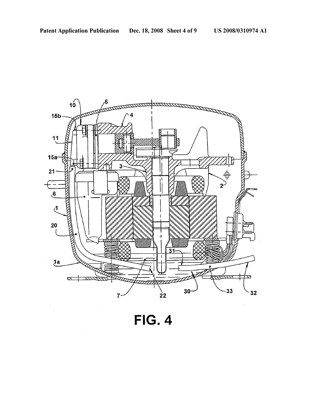 Hermetic Compressor With a Heat Dissipation System - diagram, schematic, and image 05