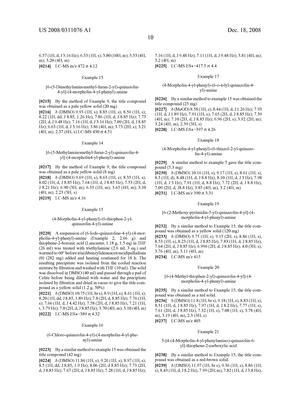 Morpholinylanilinoquinazoline Derivatives For Use As Antiviral Agents - diagram, schematic, and image 11