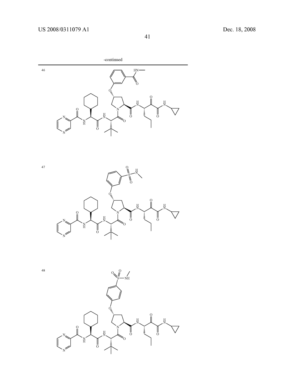 Inhibitors of serine proteases, particularly HCV NS3-NS4A protease - diagram, schematic, and image 42