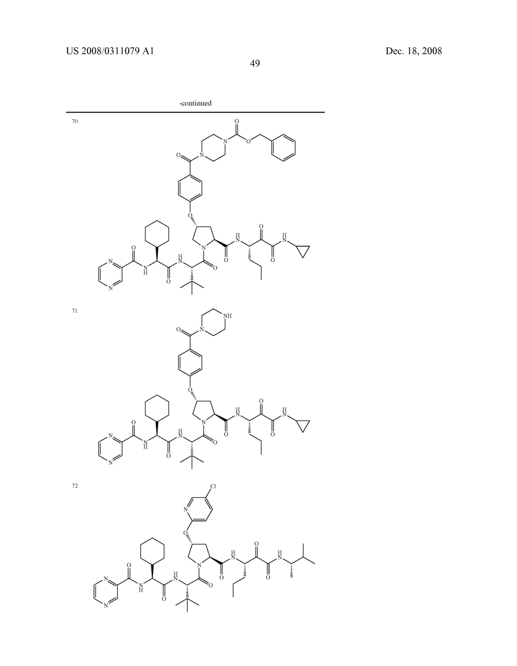 Inhibitors of serine proteases, particularly HCV NS3-NS4A protease - diagram, schematic, and image 50