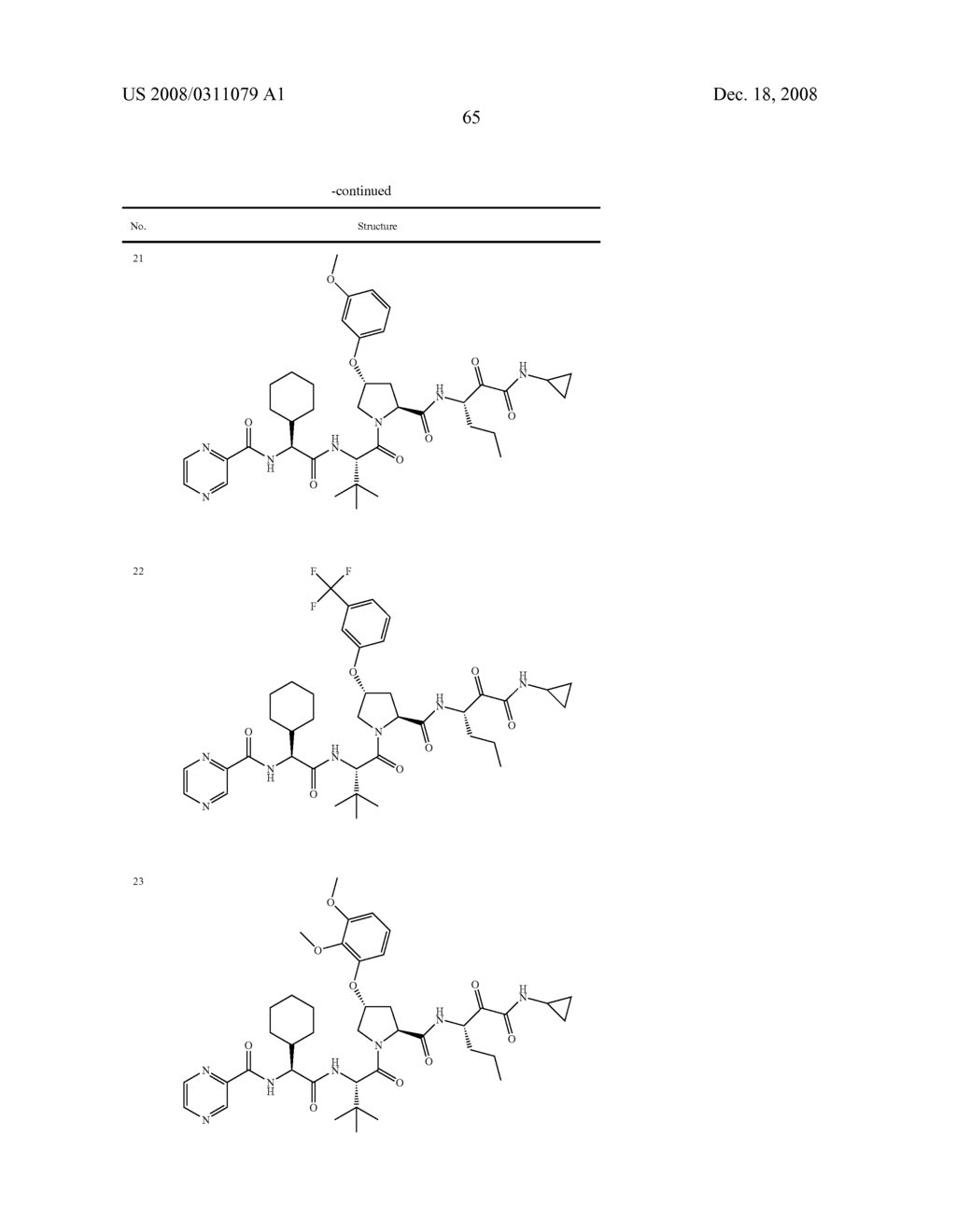 Inhibitors of serine proteases, particularly HCV NS3-NS4A protease - diagram, schematic, and image 66