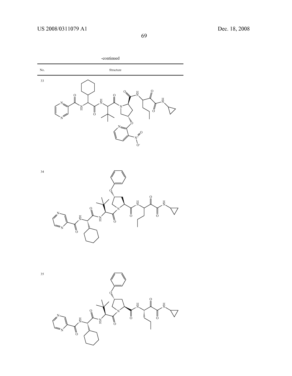 Inhibitors of serine proteases, particularly HCV NS3-NS4A protease - diagram, schematic, and image 70