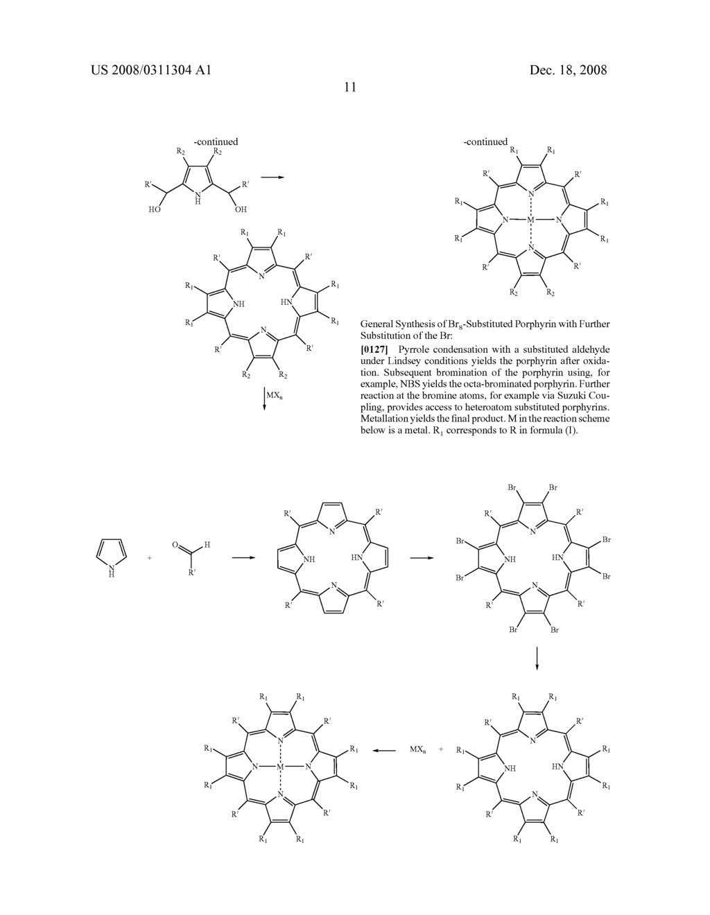 ORGANIC PHOTOSENSITIVE OPTOELECTRONIC DEVICES WITH NONPLANAR PORPHYRINS - diagram, schematic, and image 22