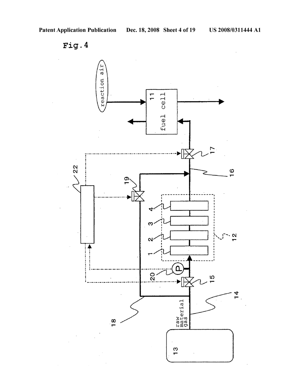 Fuel Cell Power Generation System, and Method for Operating Fuel Cell Power Generation System - diagram, schematic, and image 05