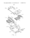 Low profile receptacle connector straddle-mounded on the PCB diagram and image