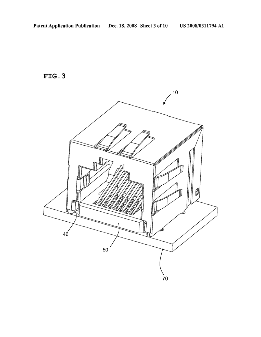 MODULAR JACK WITH REMOVABLE CONTACT ARRAY - diagram, schematic, and image 04