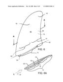 LOW-DRAG FIN AND FOIL SYSTEM FOR SURFBOARDS diagram and image