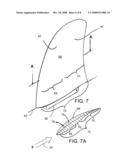 LOW-DRAG FIN AND FOIL SYSTEM FOR SURFBOARDS diagram and image