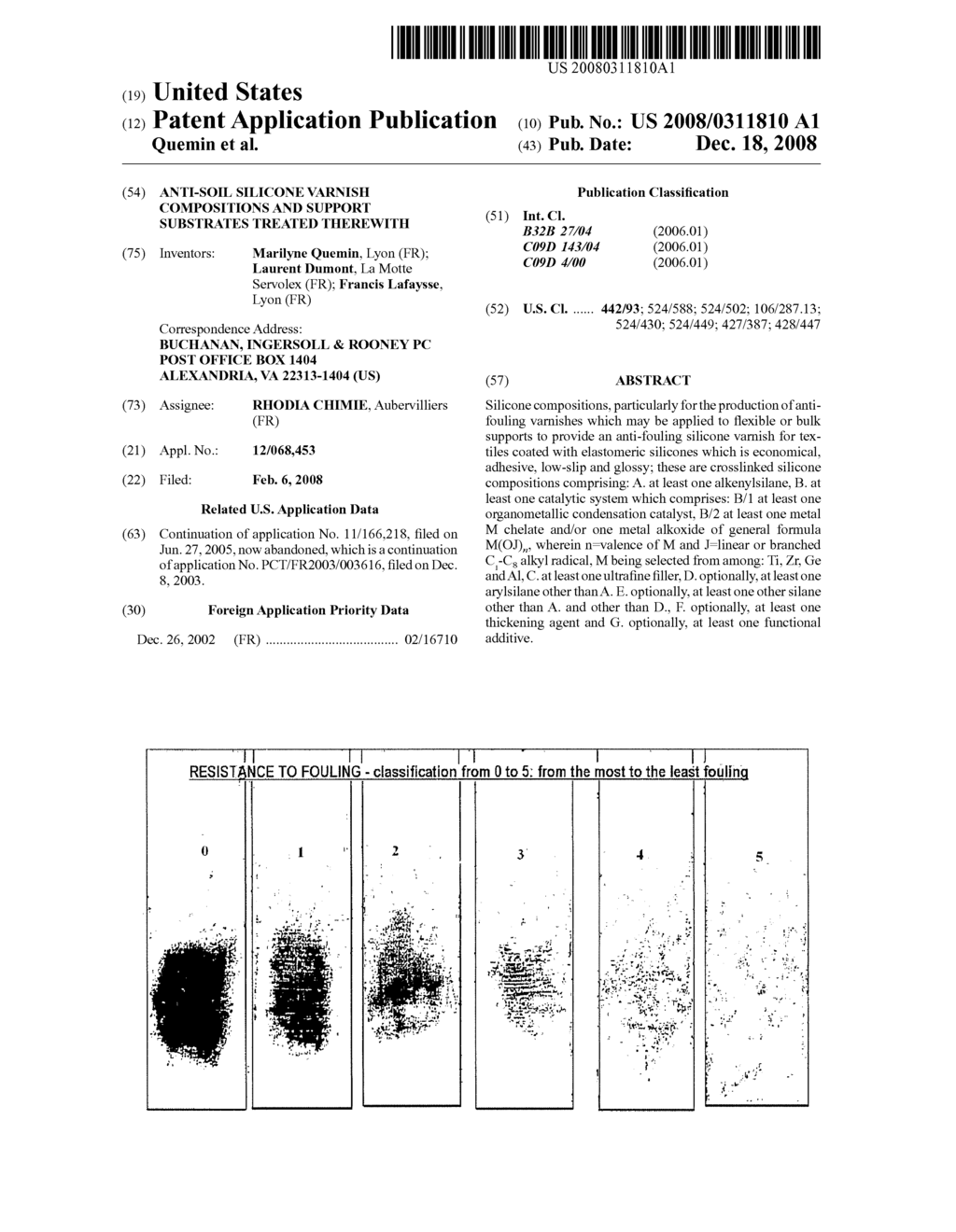 Anti-soil silicone varnish compositions and support substrates treated therewith - diagram, schematic, and image 01