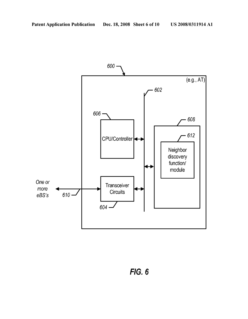 METHODS AND APPARATUS FOR NEIGHBOR DISCOVERY OF BASE STATIONS IN A COMMUNICATION SYSTEM - diagram, schematic, and image 07