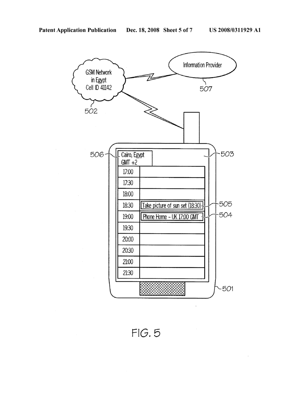 SCHEDULING TASKS DYNAMICALLY DEPENDING ON THE LOCATION OF A MOBILE USER - diagram, schematic, and image 06