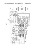 Power output apparatus and hybrid vehicle equipped with power output apparatus diagram and image