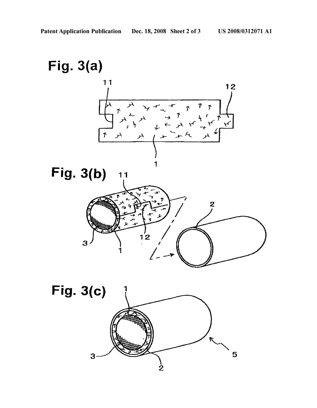 HOLDING AND SEALING MATERIAL FOR CATALYTIC CONVERTER AND METHOD OF MANUFACTURING THE HOLDING SEAL MATERIAL - diagram, schematic, and image 03