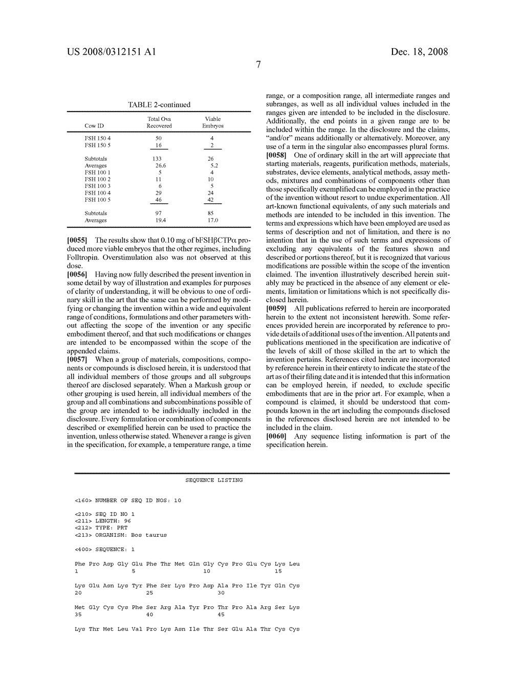 COMPOSITIONS AND METHODS INCLUDING EXPRESSION AND BIOACTIVITY OF BOVINE FOLLICLE STIMULATING HORMONE - diagram, schematic, and image 13