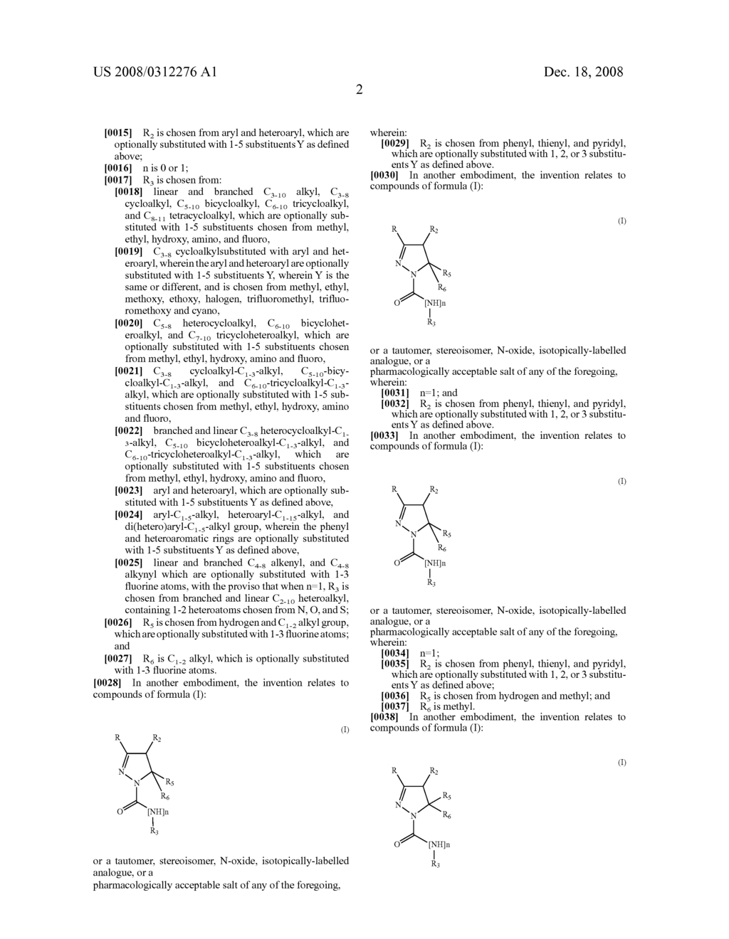 4,5 Dihydro-(1H)-Pyrazole Derivatives as Cannabinoid CB1 Receptor Modulators - diagram, schematic, and image 03