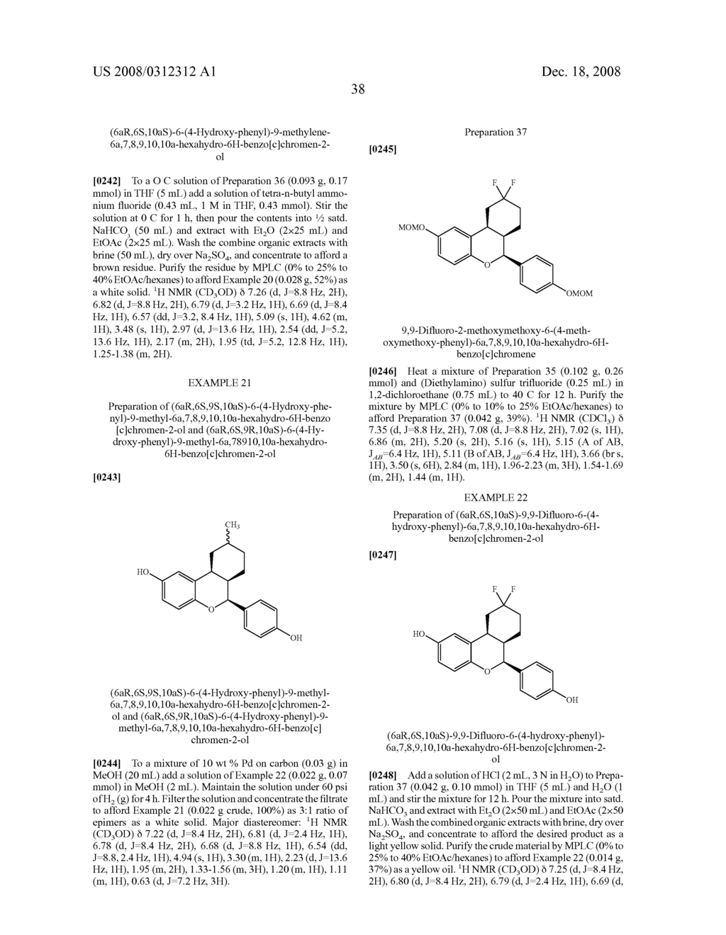 SUBSTITUTED BENZOPYRANS AS SELECTIVE ESTROGEN RECEPTOR-BETA AGONISTS - diagram, schematic, and image 39