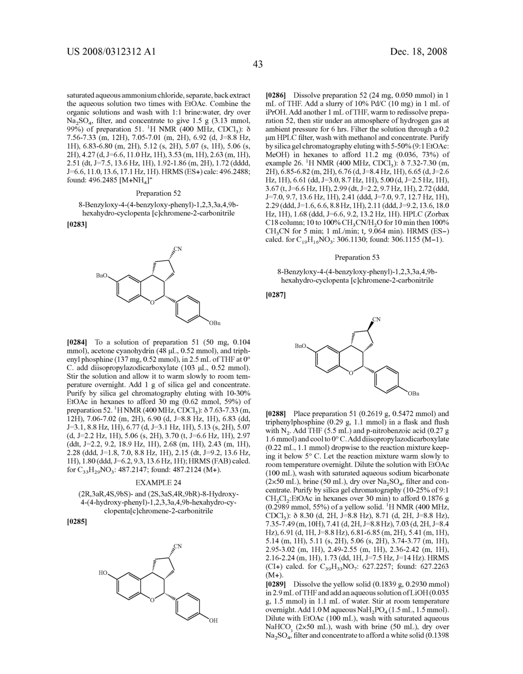 SUBSTITUTED BENZOPYRANS AS SELECTIVE ESTROGEN RECEPTOR-BETA AGONISTS - diagram, schematic, and image 44