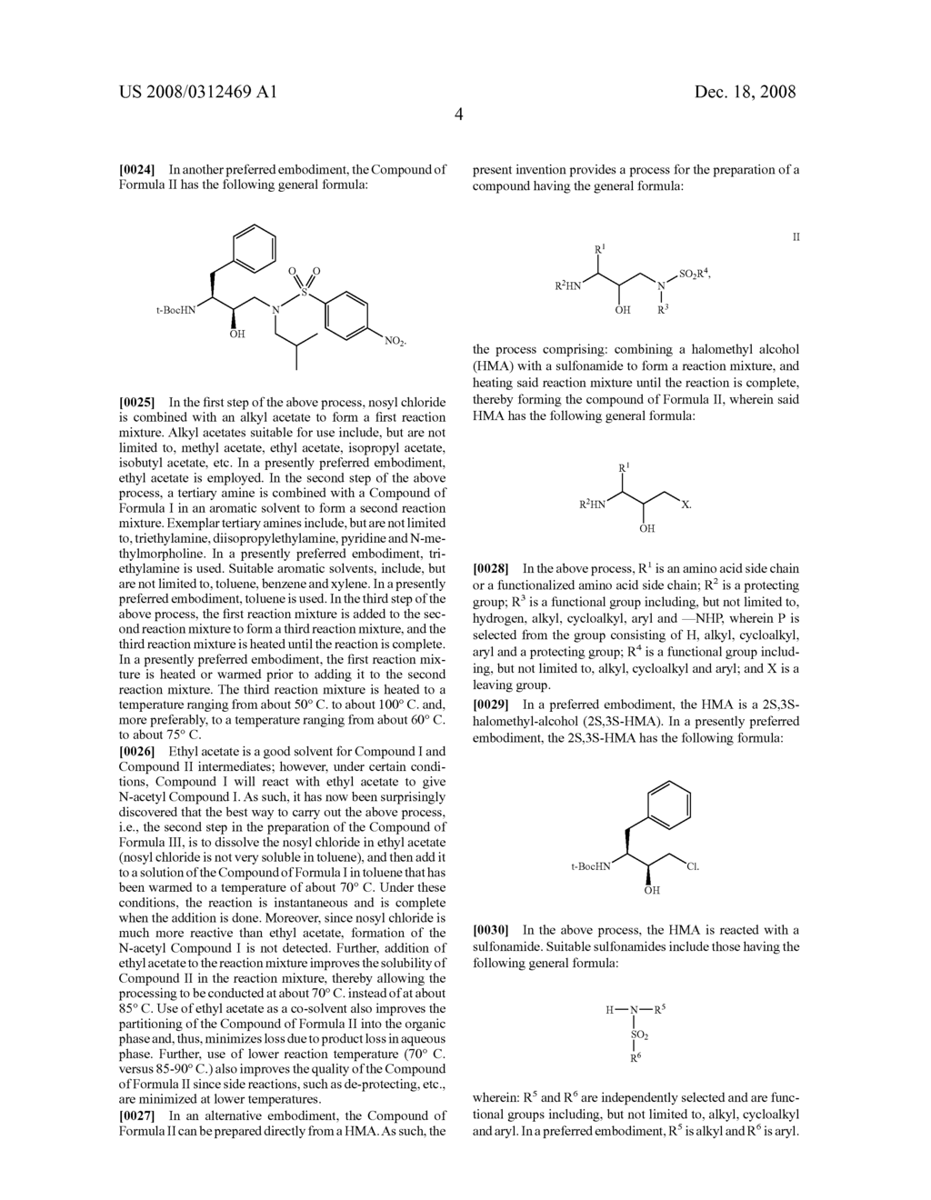 PREPARATION OF 2S,3S-N-ISOBUTYL-N-(2-HYDROXY-3-AMINO-4-PHENYLBUTYL)-P-NITROBENZENESULFONYLAMIDE HYDROCHLORIDE AND OTHER DERIVATIVES OF 2-HYDROXY-1,3-DIAMINES - diagram, schematic, and image 06