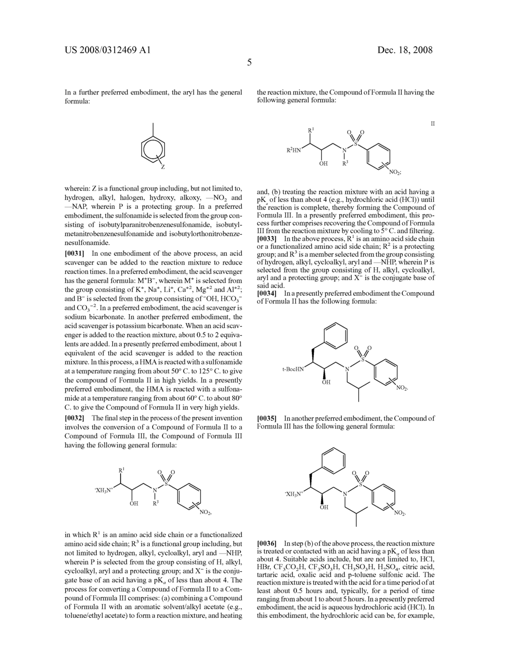 PREPARATION OF 2S,3S-N-ISOBUTYL-N-(2-HYDROXY-3-AMINO-4-PHENYLBUTYL)-P-NITROBENZENESULFONYLAMIDE HYDROCHLORIDE AND OTHER DERIVATIVES OF 2-HYDROXY-1,3-DIAMINES - diagram, schematic, and image 07