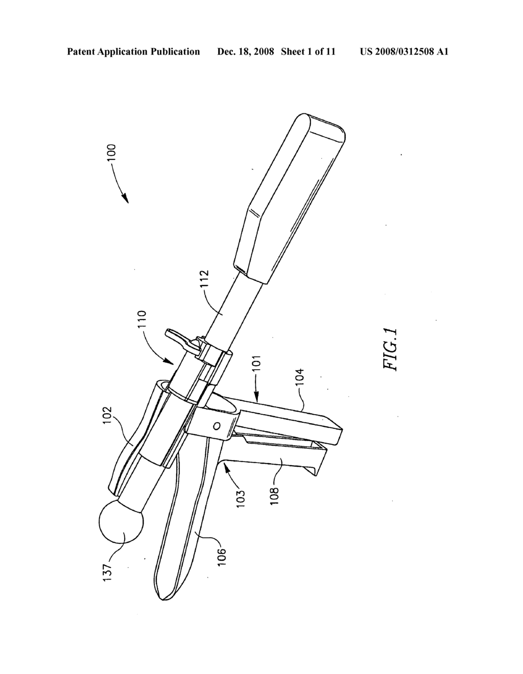 Vaginal Speculum Assembly - diagram, schematic, and image 02