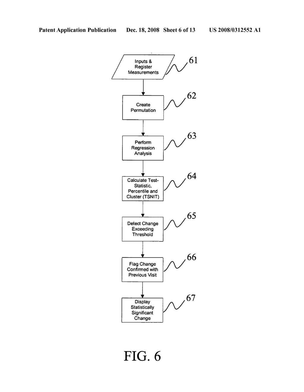 Method to detect change in tissue measurements - diagram, schematic, and image 07