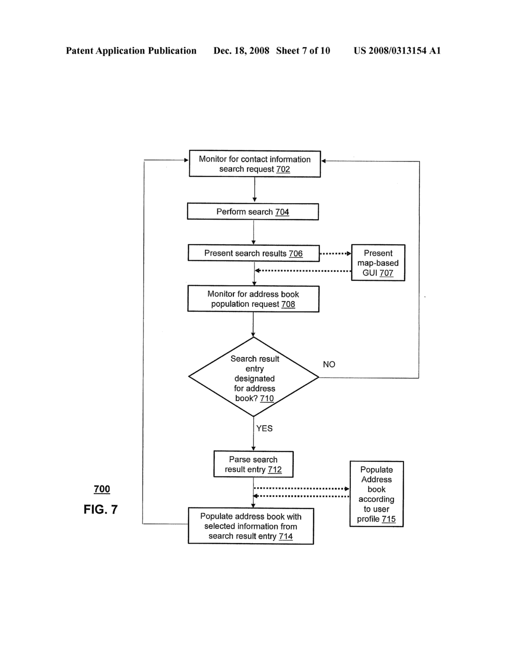 METHOD AND APPARATUS FOR MANAGING CONTACT INFORMATION - diagram, schematic, and image 08