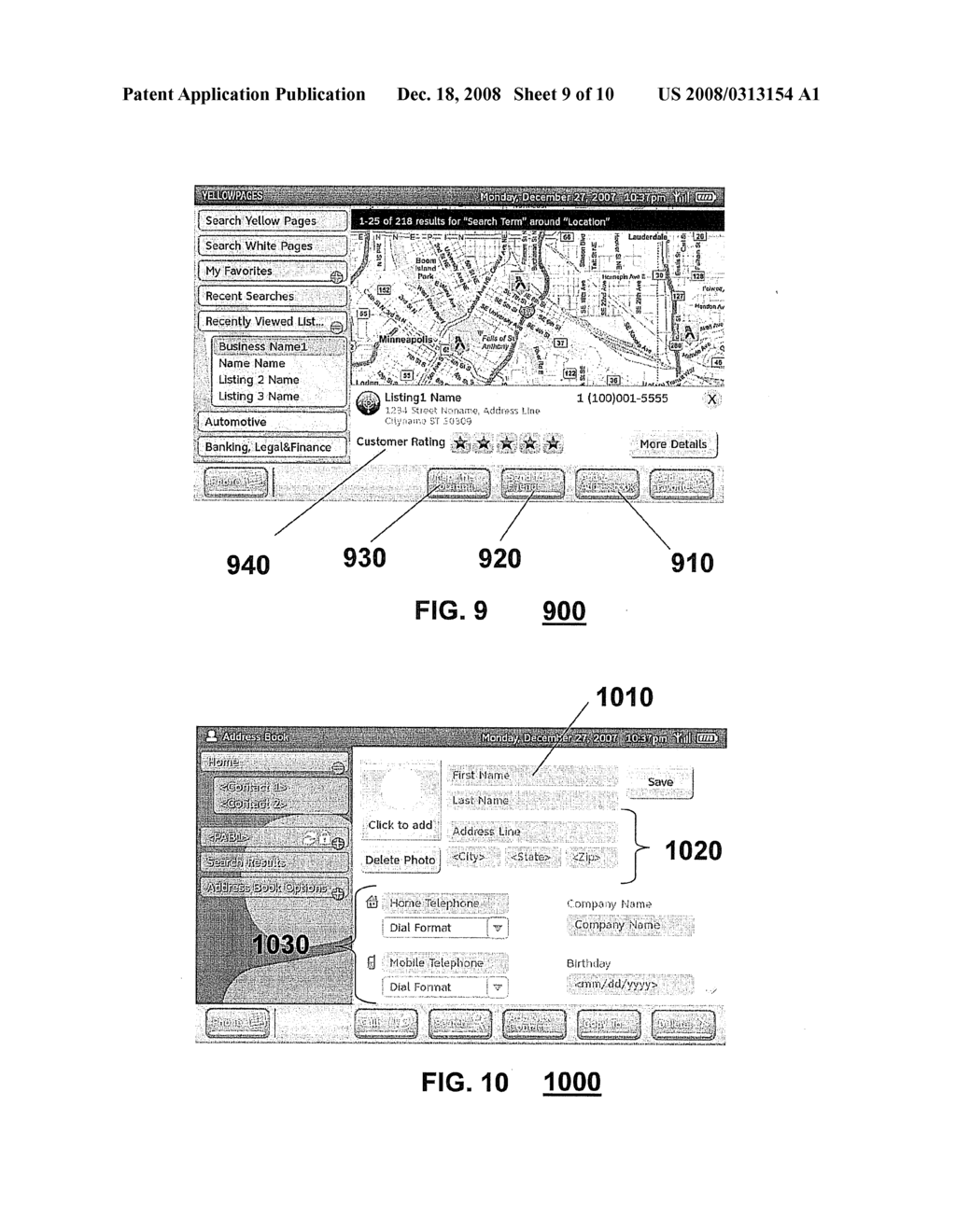 METHOD AND APPARATUS FOR MANAGING CONTACT INFORMATION - diagram, schematic, and image 10