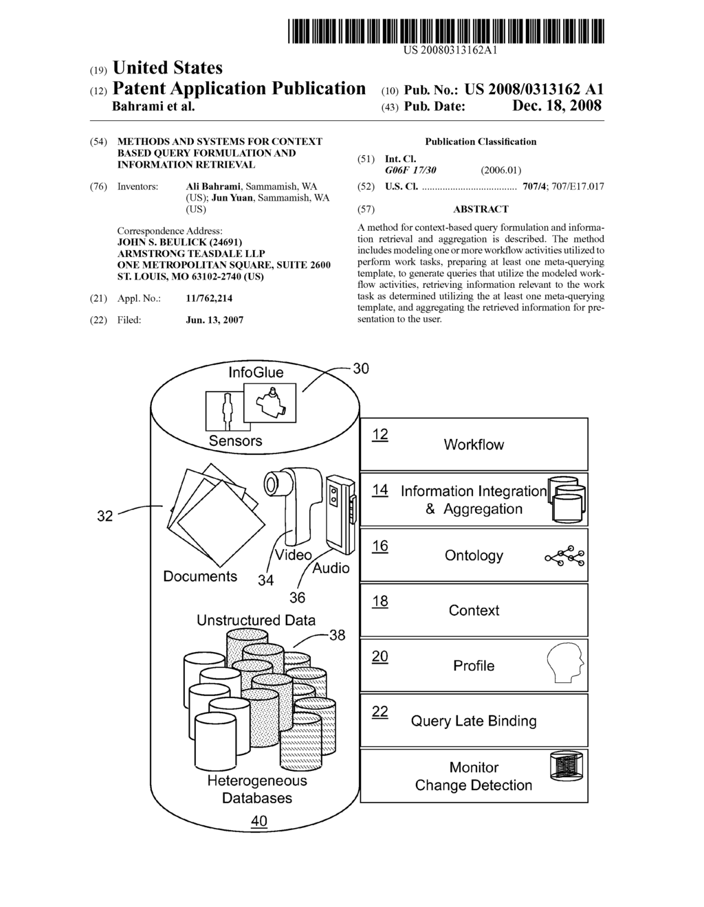 METHODS AND SYSTEMS FOR CONTEXT BASED QUERY FORMULATION AND INFORMATION RETRIEVAL - diagram, schematic, and image 01