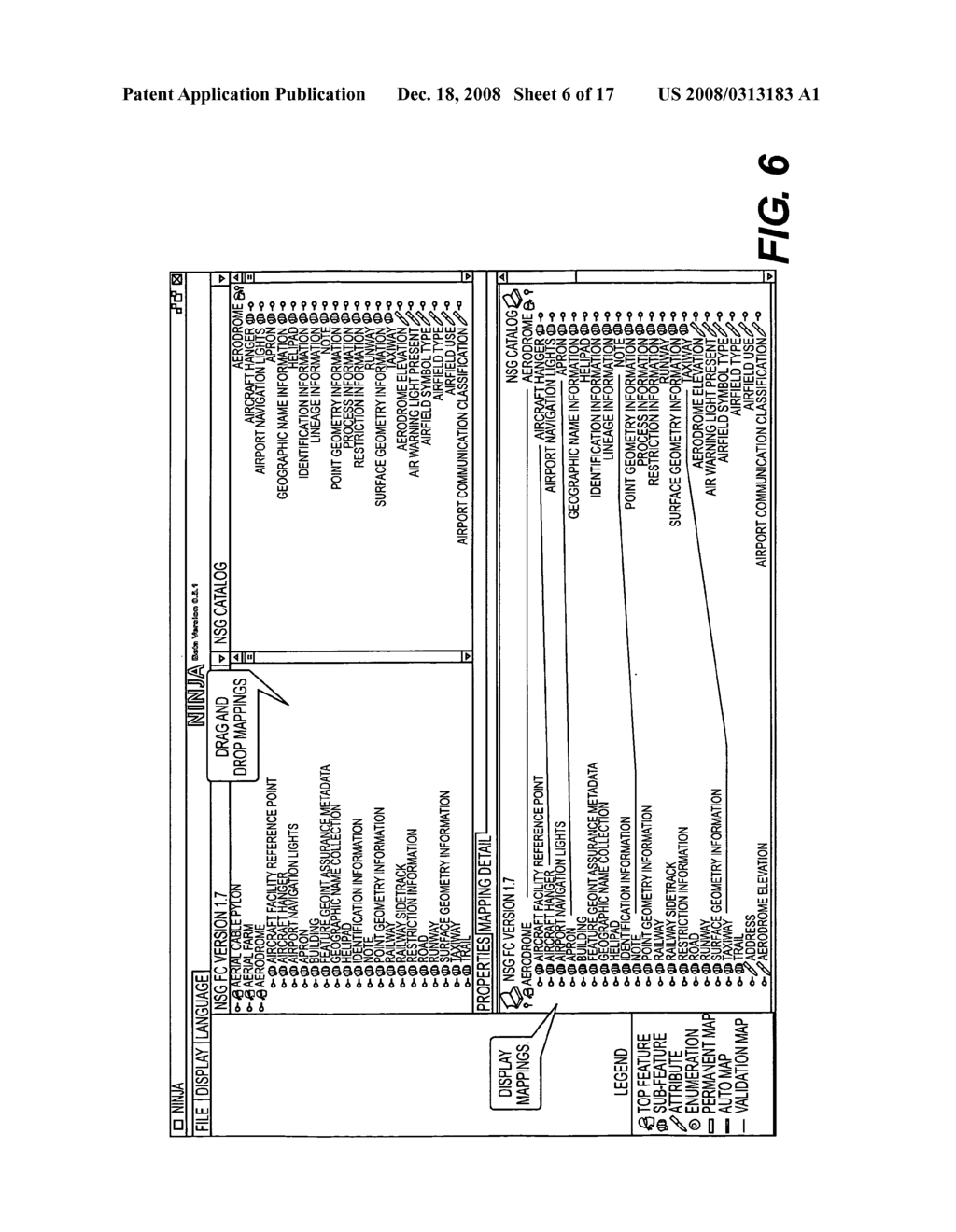 Apparatus and method for mapping feature catalogs - diagram, schematic, and image 07